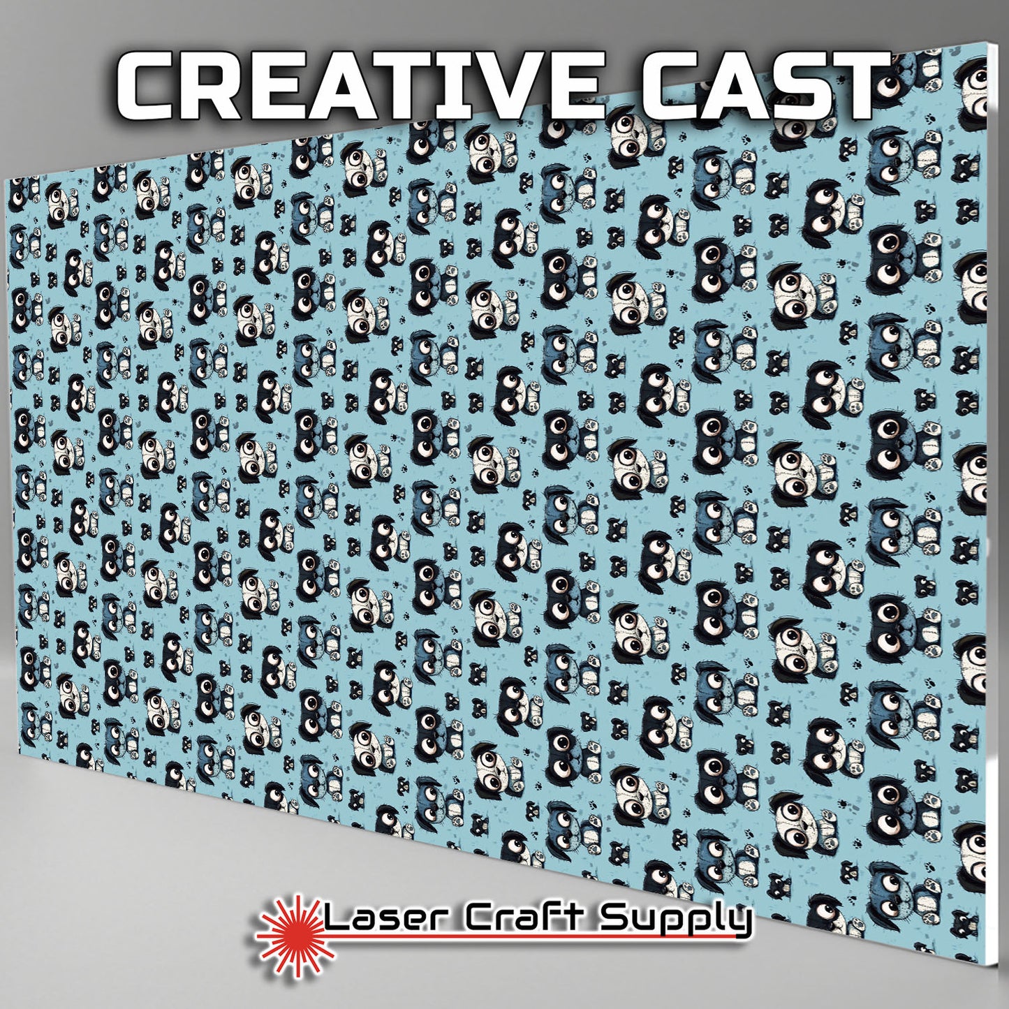 Creative Cast Acrylics - Blue Pups