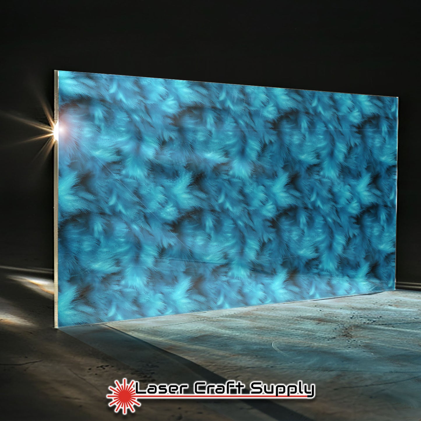 Blue Teal Fur - FULL SHEET