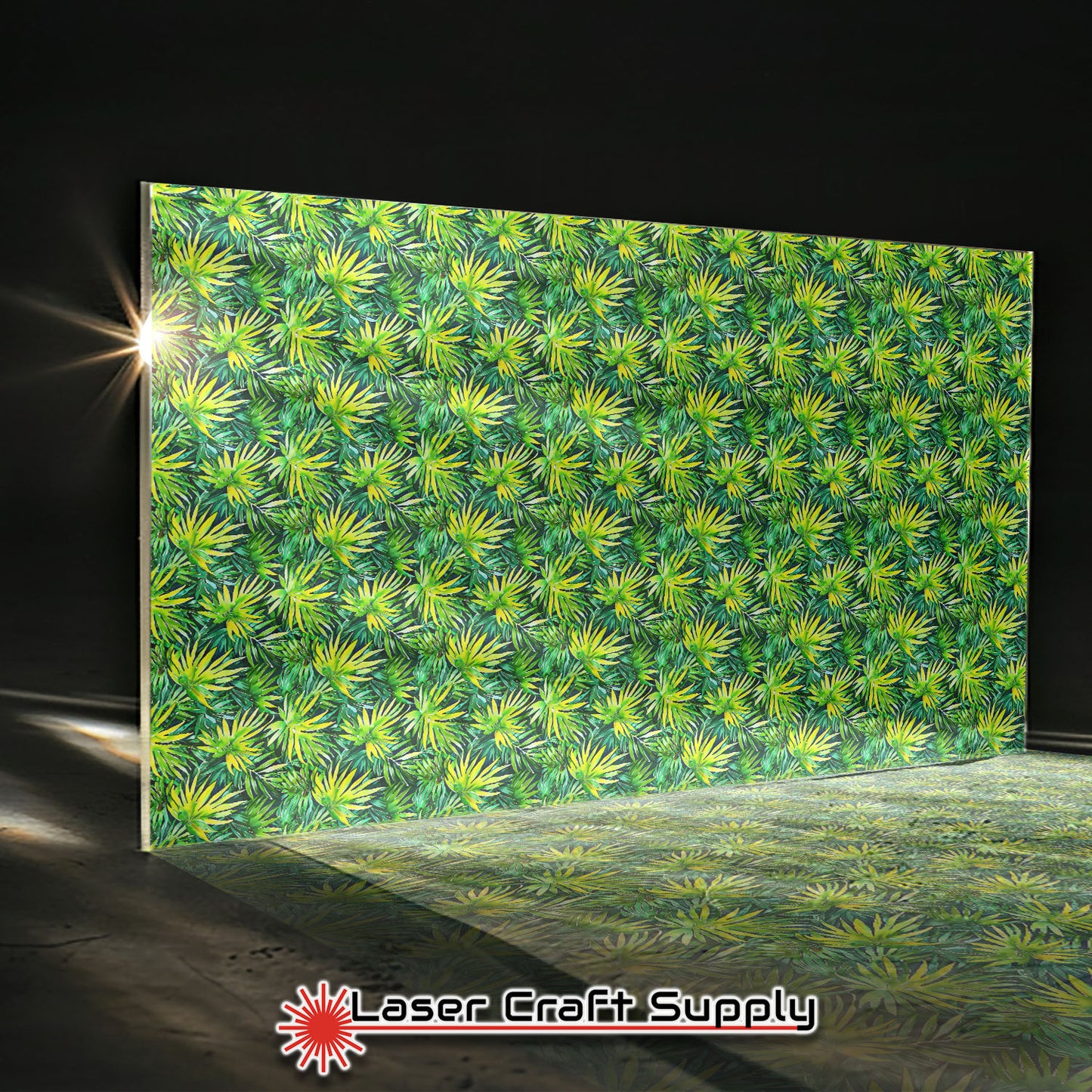 Bright Green Palm Leaves