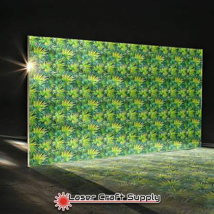 Bright Green Palm Leaves