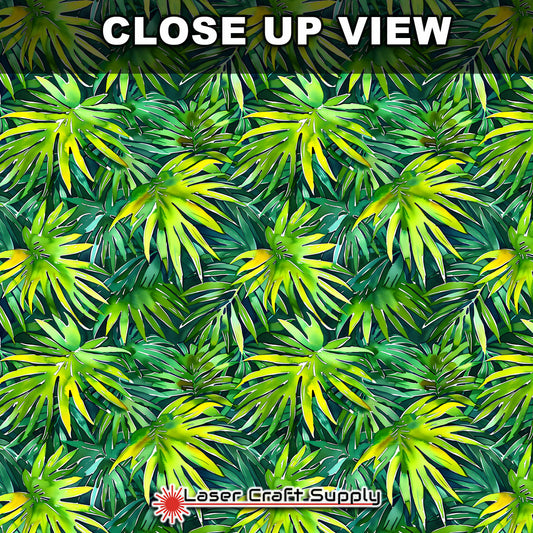 Bright Green Palm Leaves