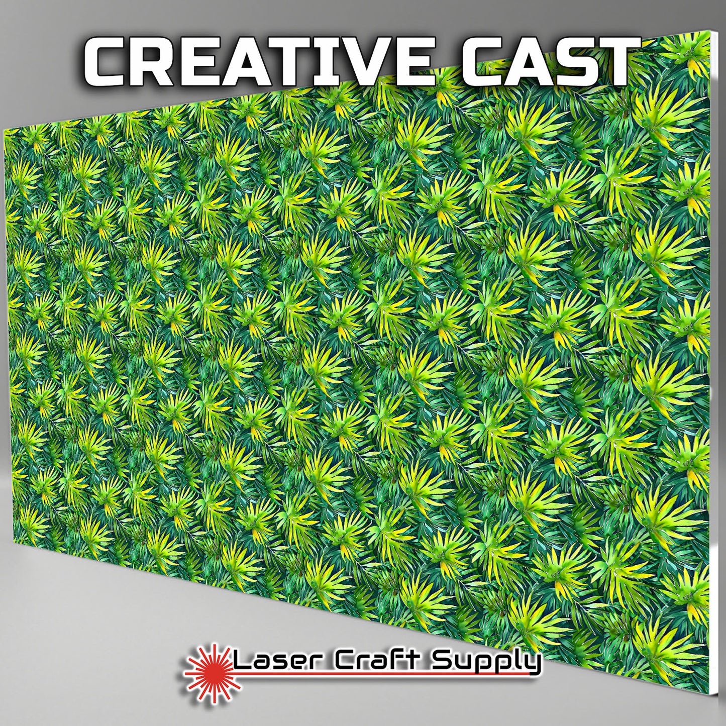 Bright Green Palm Leaves