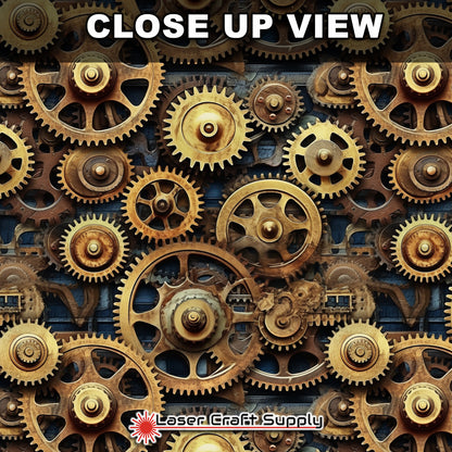 Creative Cast Acrylics - Bronze Gears