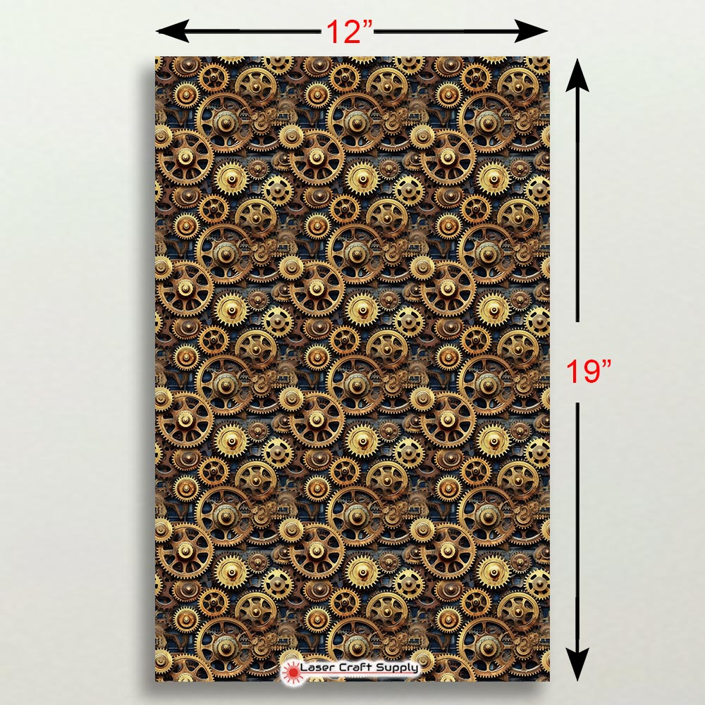 Creative Cast Acrylics - Bronze Gears