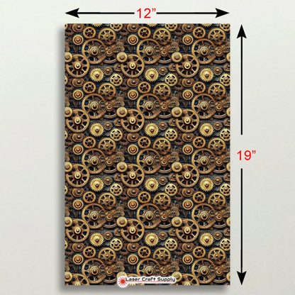 Creative Cast Acrylics - Bronze Gears