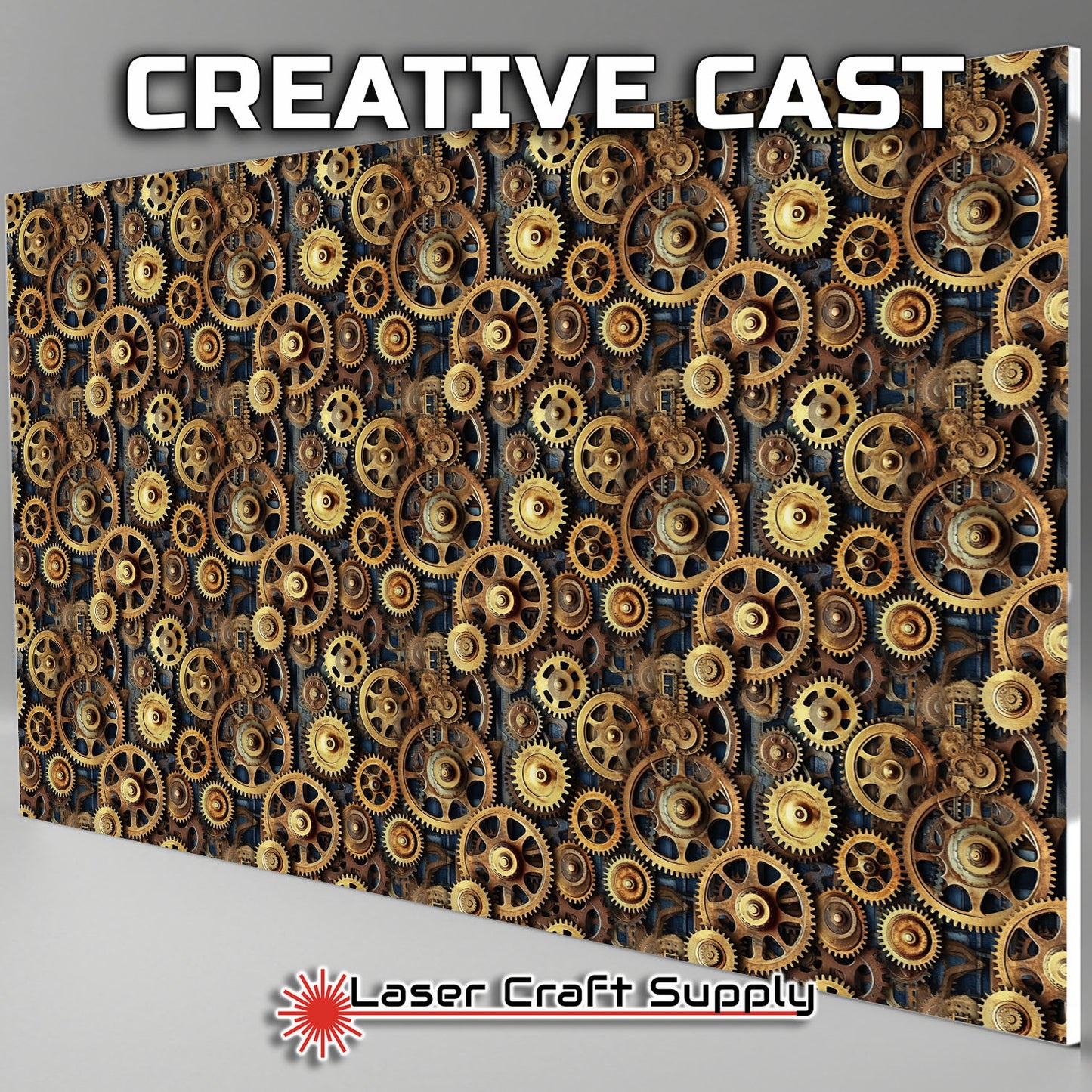 Creative Cast Acrylics - Bronze Gears