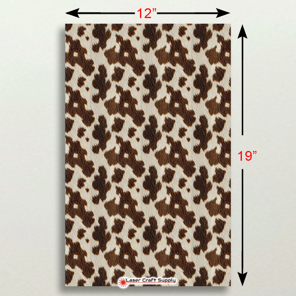 Brown Cow Hide Fur - FULL SHEET – Laser Craft Supply