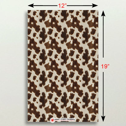 Brown Cow Hide Fur - FULL SHEET