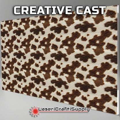 Brown Cow Hide Fur - FULL SHEET