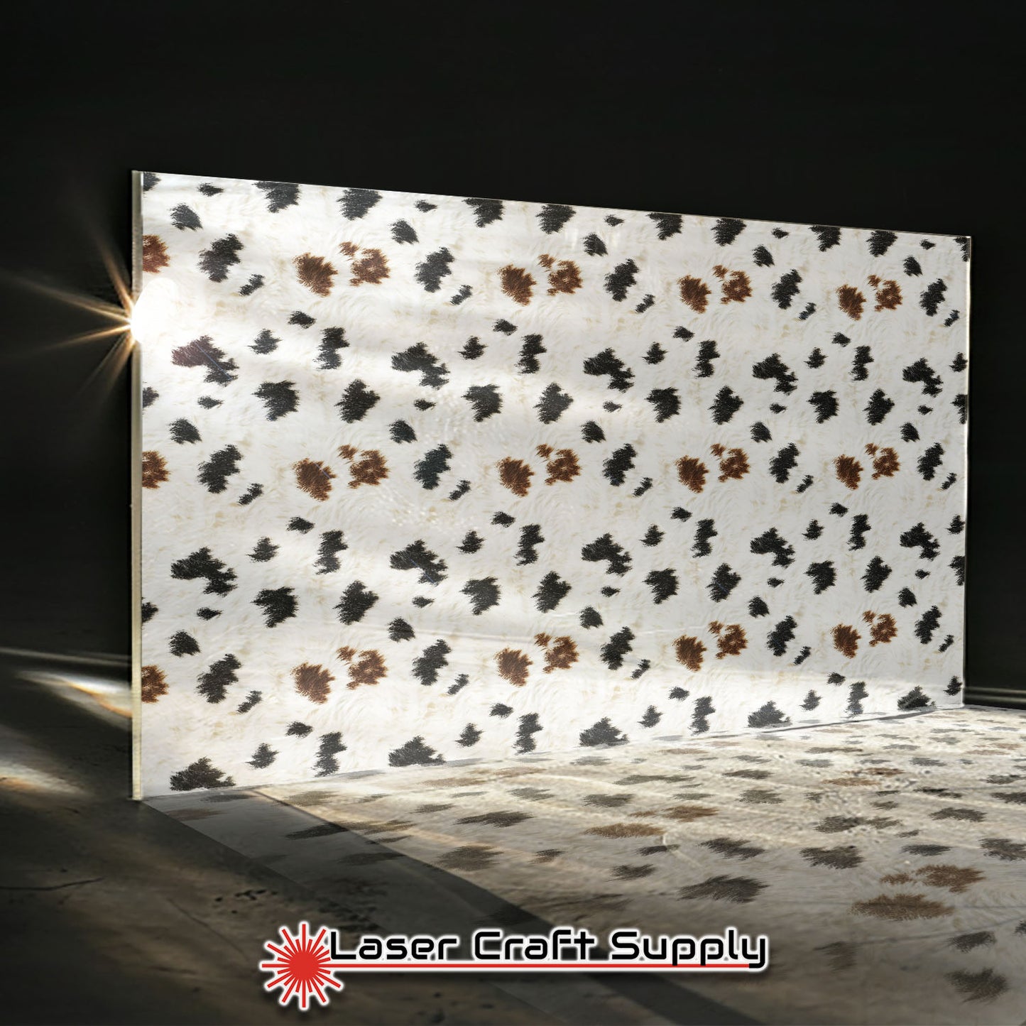 Brown and Black Cow Fur - FULL SHEET