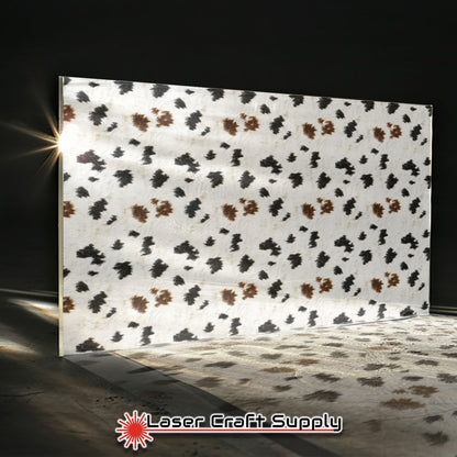 Brown and Black Cow Fur - FULL SHEET