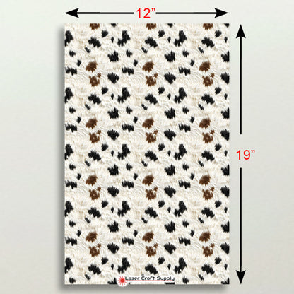 Brown and Black Cow Fur - FULL SHEET