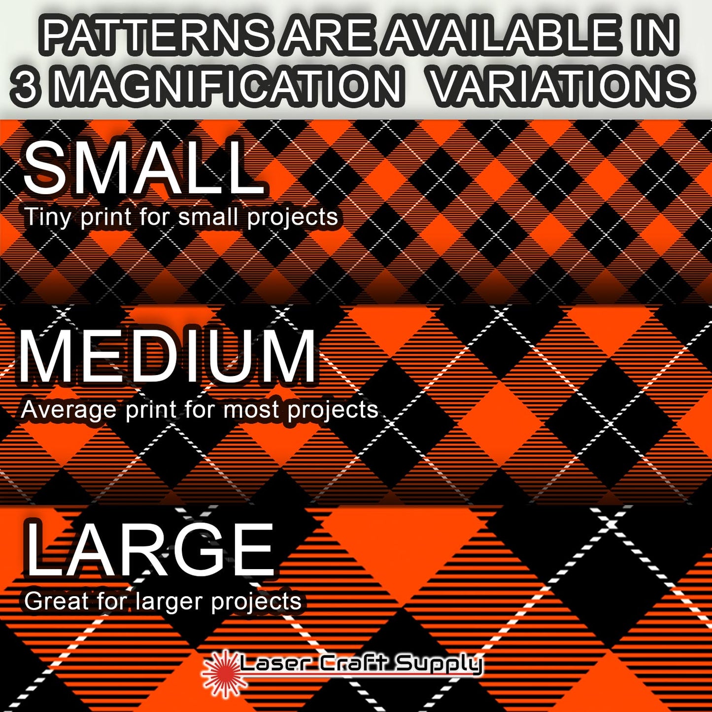 Creative Cast Acrylics - FALL Buffalo Plaid