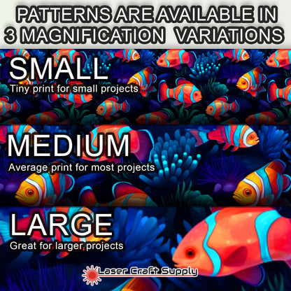 Creative Cast Acrylics - Clownfish on Dark Blue