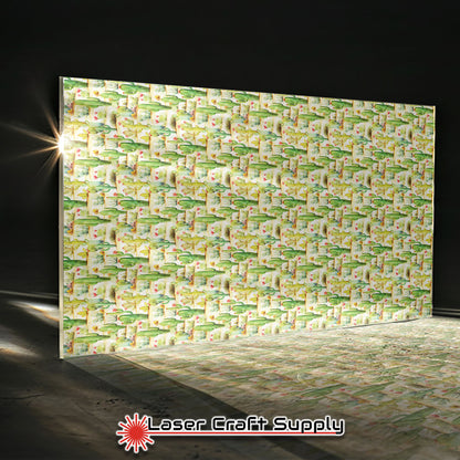 Creative Cast Acrylics - Cactus on Tan