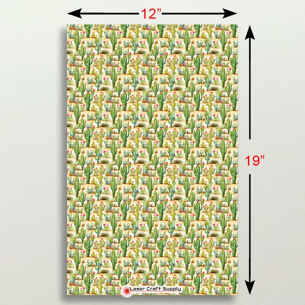 Creative Cast Acrylics - Cactus on Tan