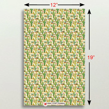 Creative Cast Acrylics - Cactus on Tan