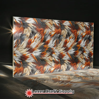 Calico Fox Fur - FULL SHEET