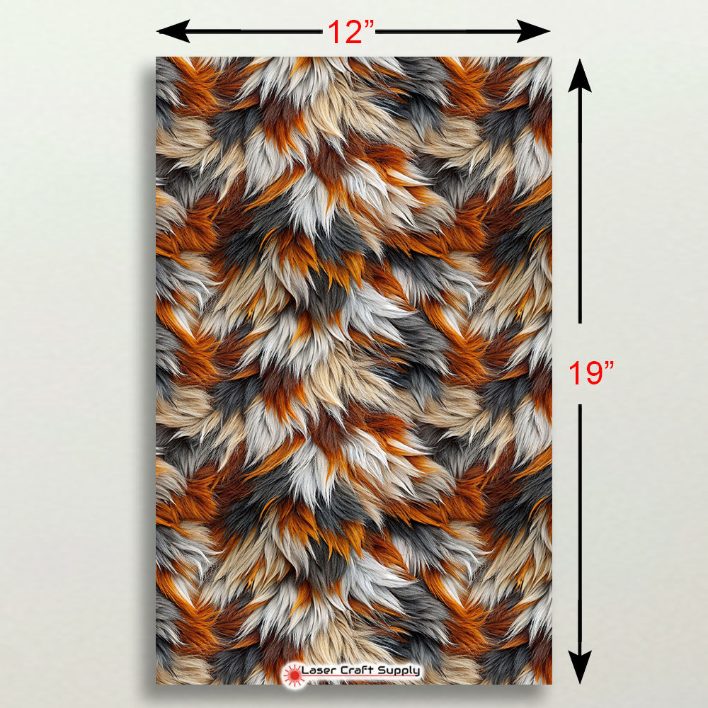 Calico Fox Fur - FULL SHEET
