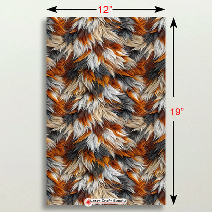 Calico Fox Fur - FULL SHEET