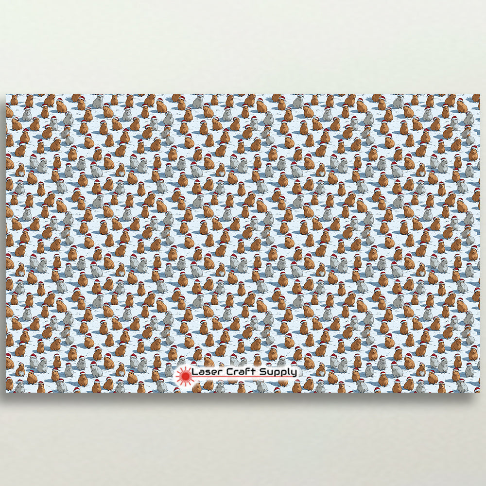 Capybaras In the Snow