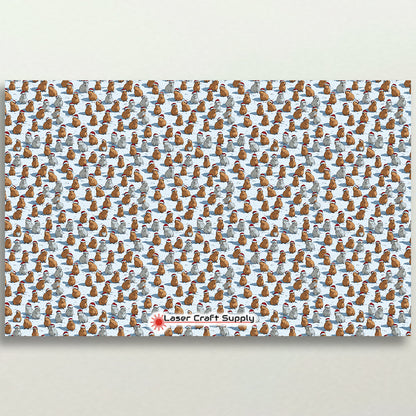 Capybaras In the Snow