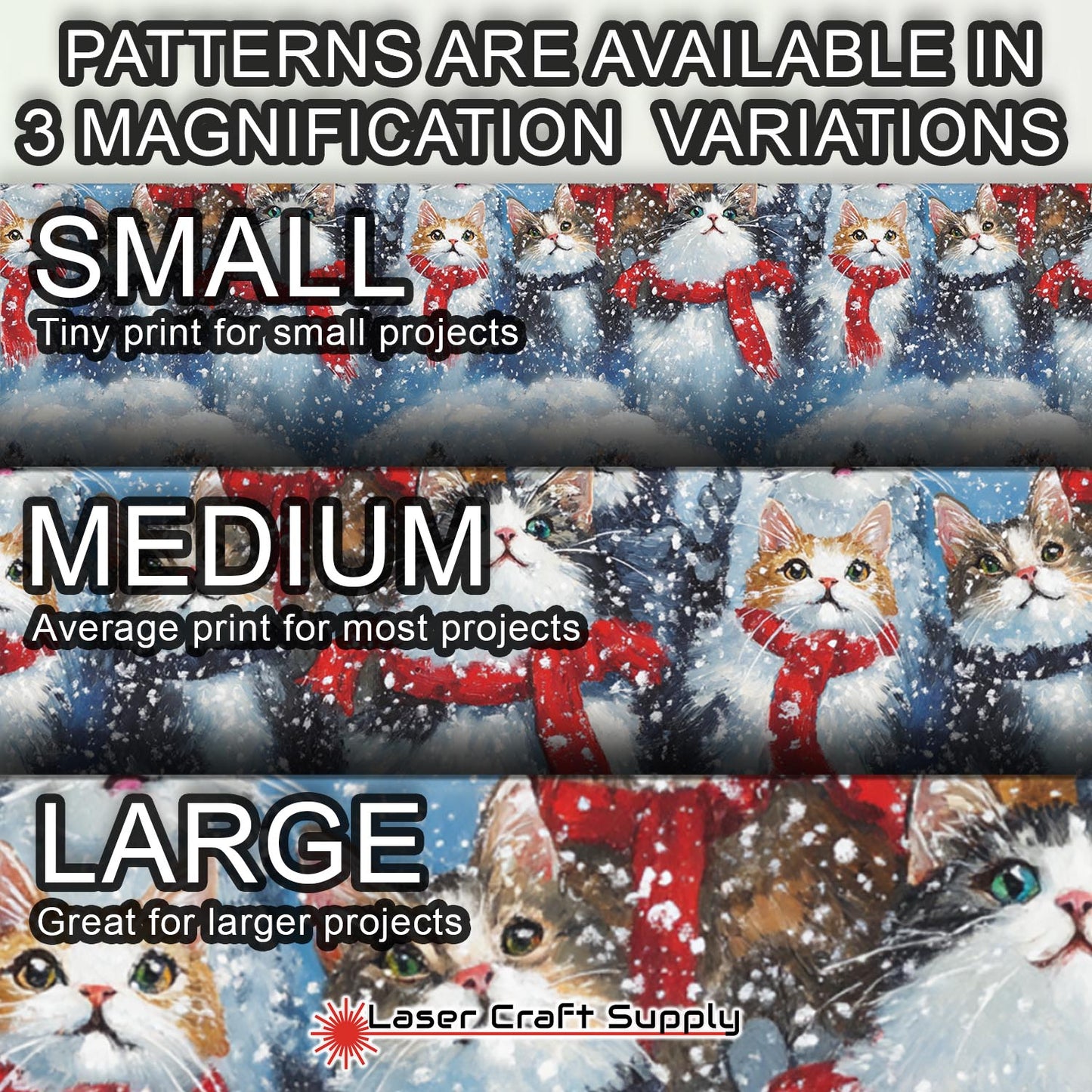 Creative Cast Acrylics - Cat Choir Christmas