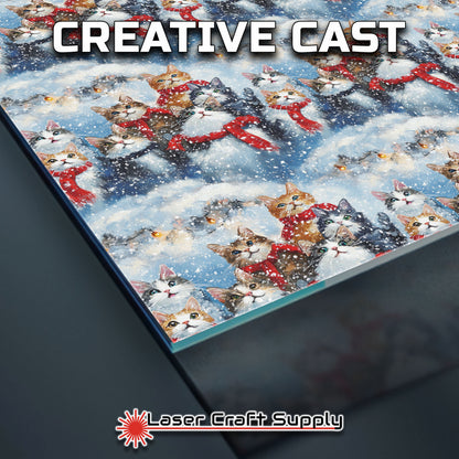 Creative Cast Acrylics - Cat Choir Christmas