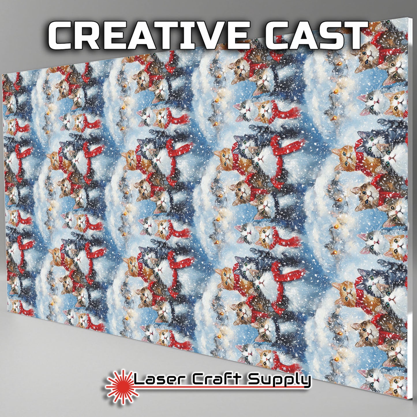 Creative Cast Acrylics - Cat Choir Christmas