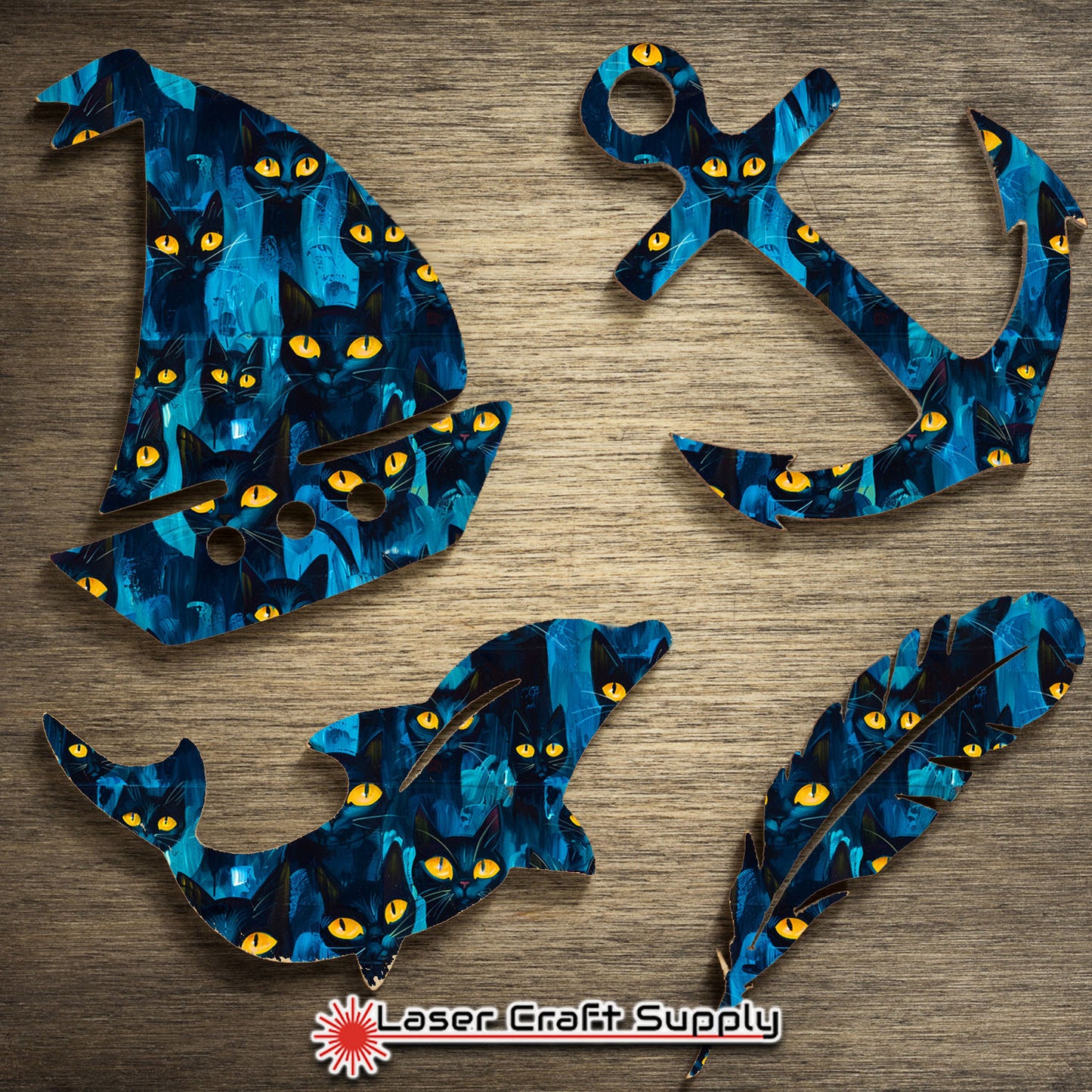 Creative Cast Acrylics - Cats Lurking