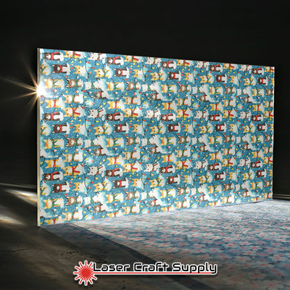 Creative Cast Acrylics - Cats and Christmas Lights