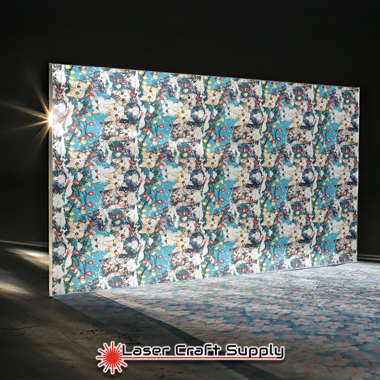 Creative Cast Acrylics - Cats in Christmas Garland