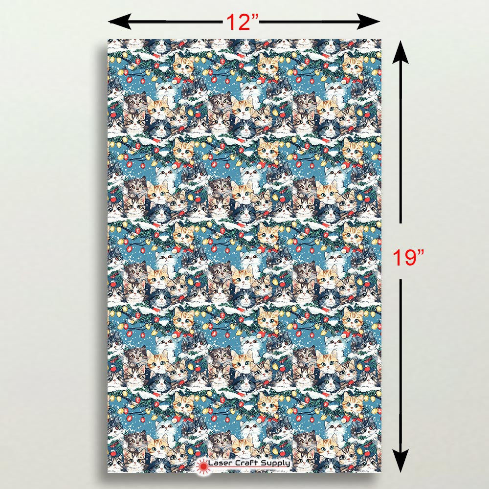 Creative Cast Acrylics - Cats in Christmas Garland