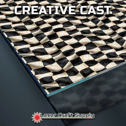 Creative Cast Acrylics - Checkered Flag