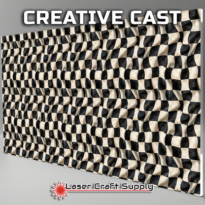 Creative Cast Acrylics - Checkered Flag