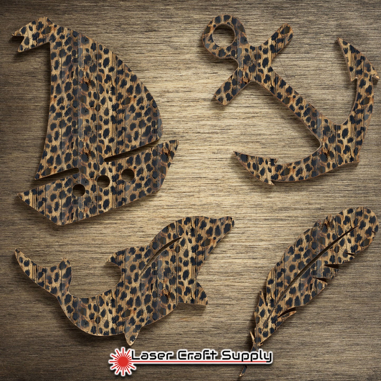 Creative Cast Acrylics - Cheetah Planks