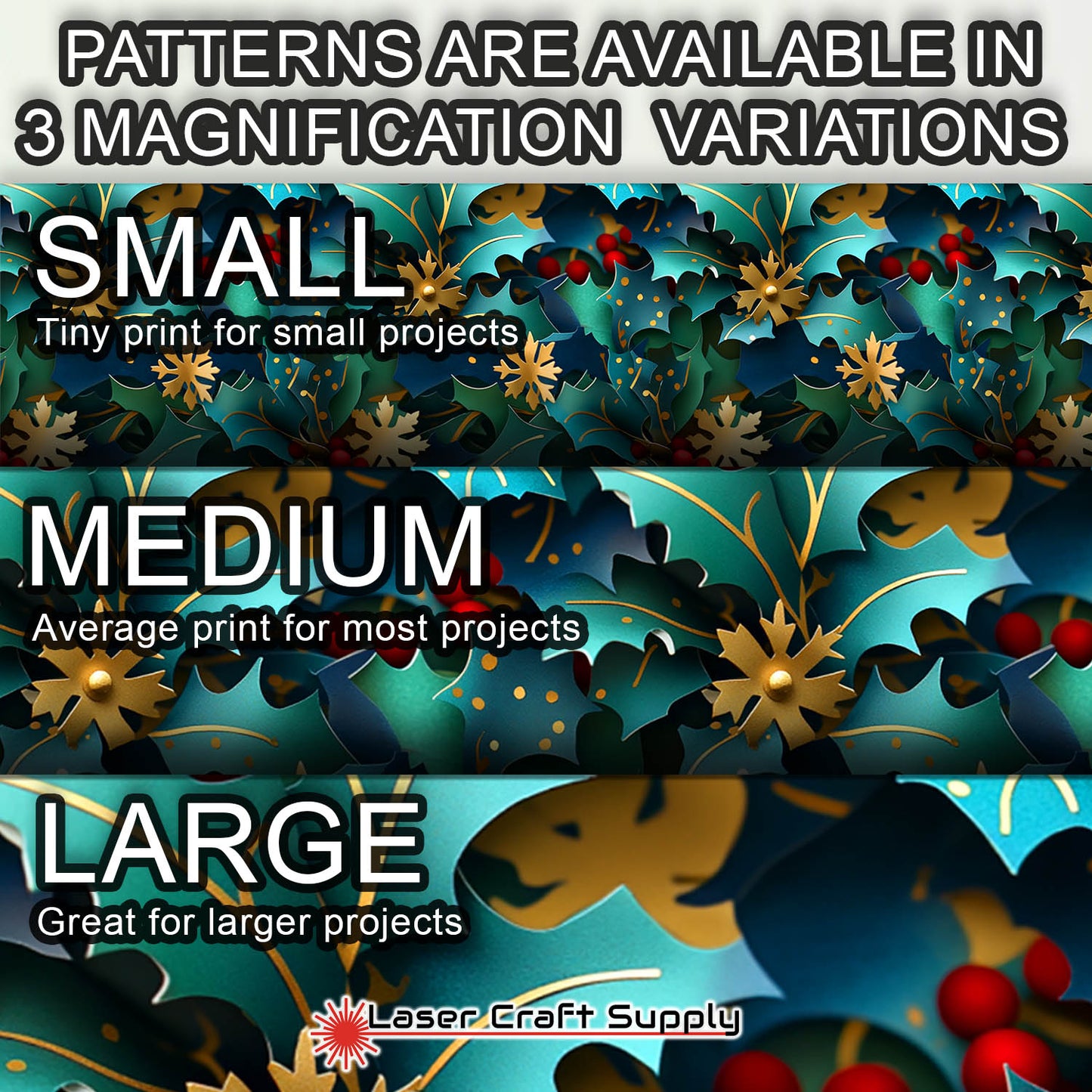 Christmas Paper Holly - Creative Cast