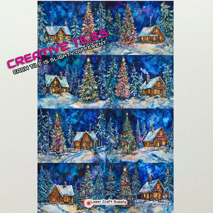 Christmas Cabin - Creative Tile