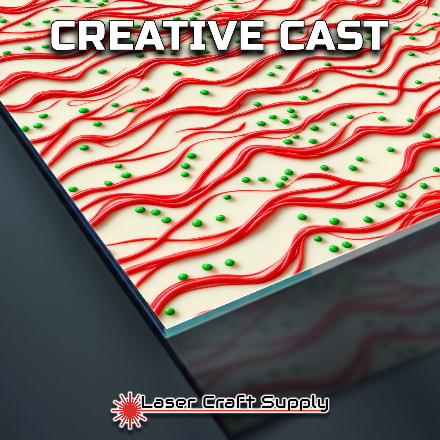 Creative Cast Acrylics - Christmas Cake Frosting