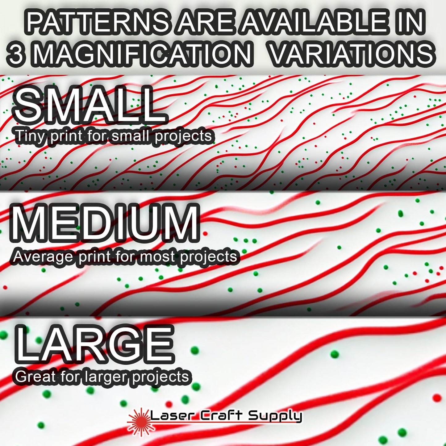 Creative Cast Acrylics - Christmas Cake and Sprinkles