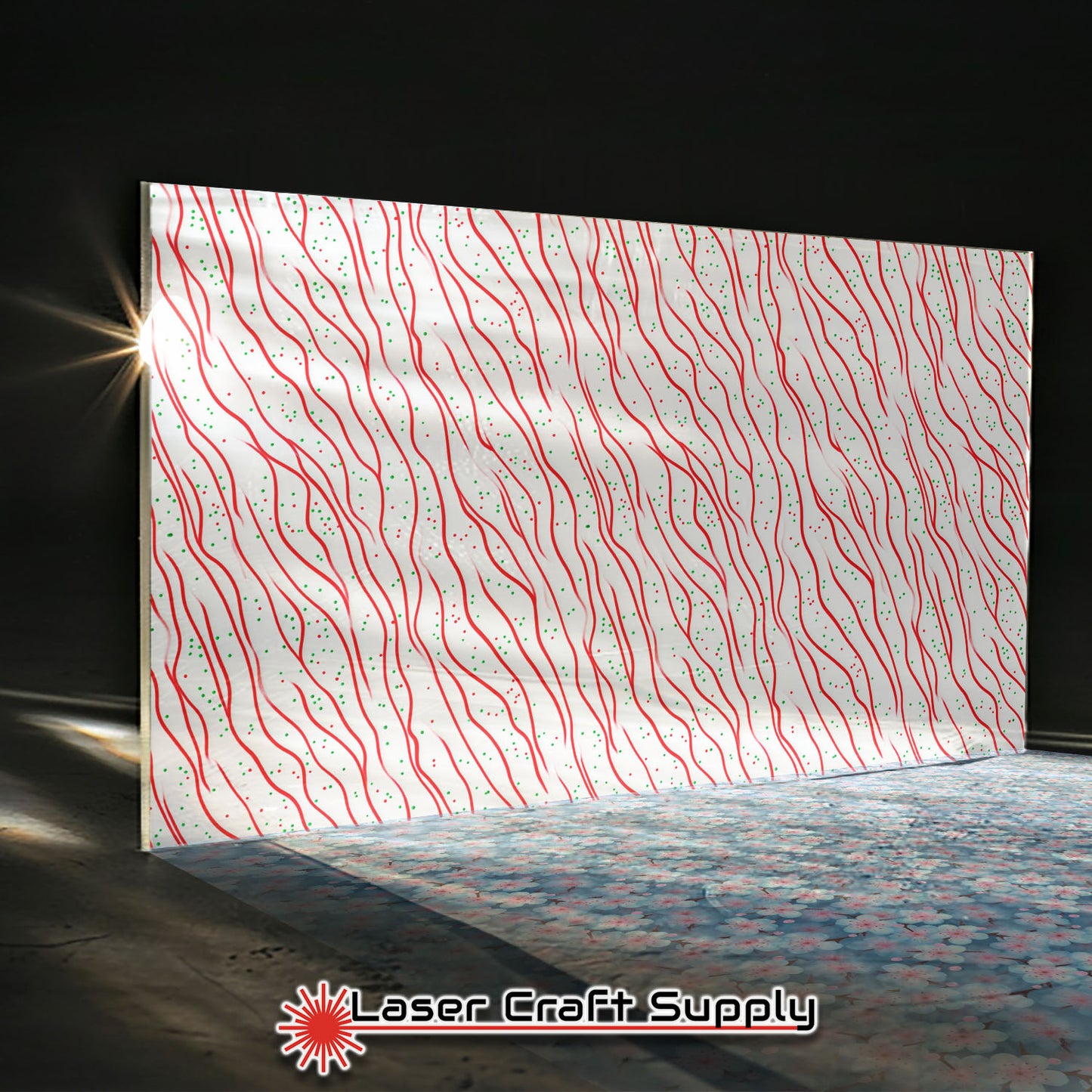 Creative Cast Acrylics - Christmas Cake and Sprinkles