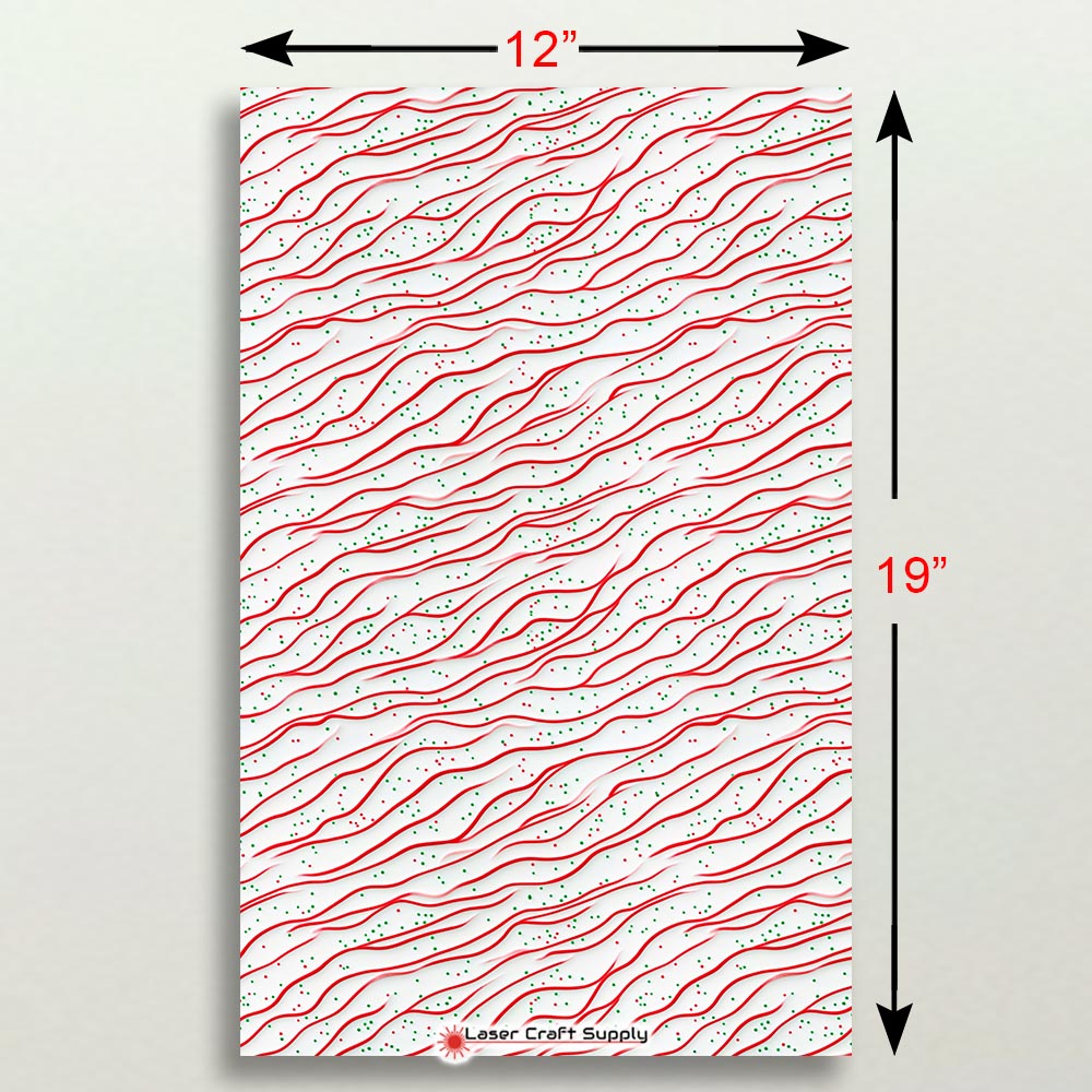 Creative Cast Acrylics - Christmas Cake and Sprinkles