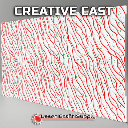 Creative Cast Acrylics - Christmas Cake and Sprinkles