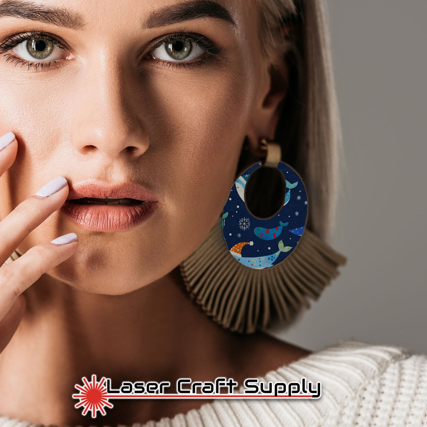 Creative Cast Acrylics - Christmas Dolphins