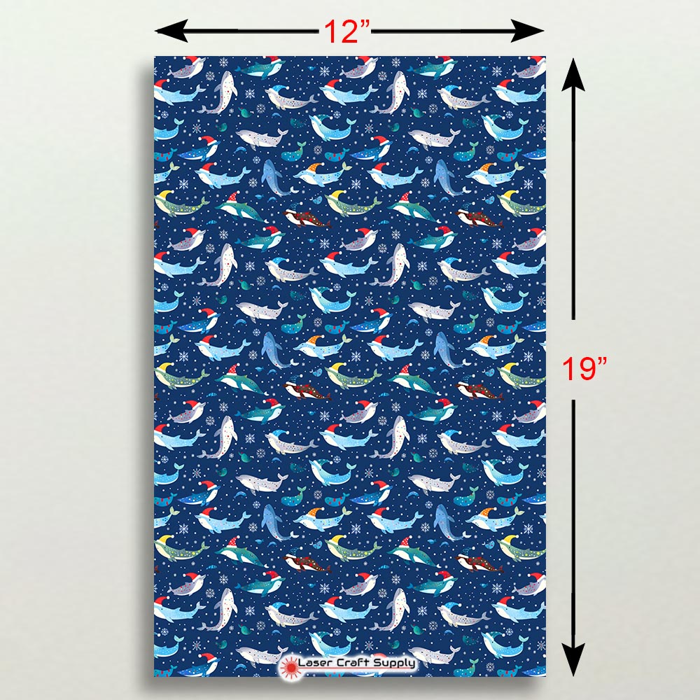 Creative Cast Acrylics - Christmas Dolphins