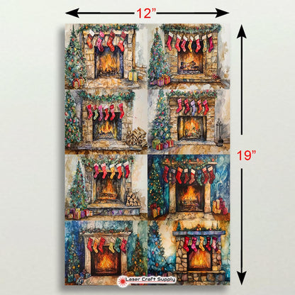 Christmas Fireplace - Creative Tile