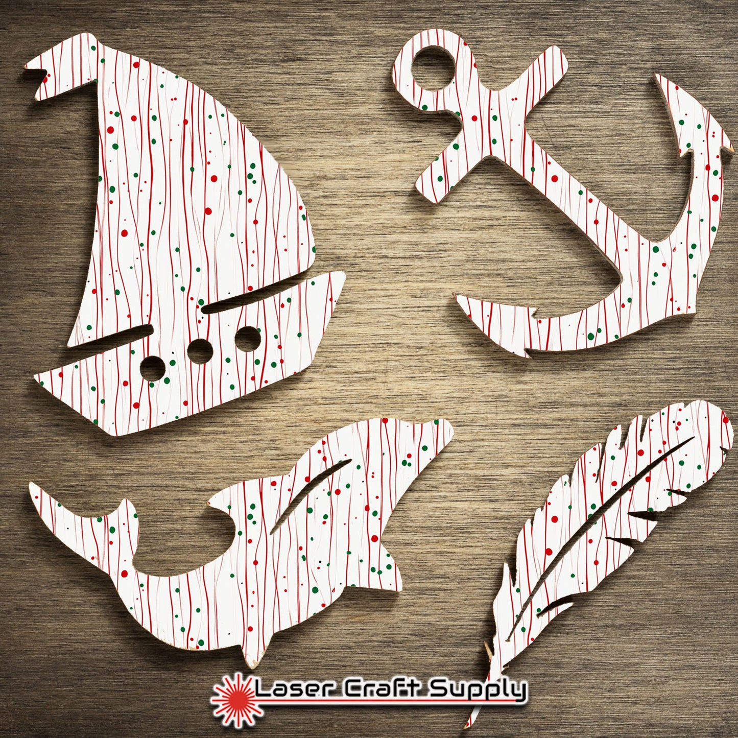 Creative Cast Acrylics - Christmas Frosting and Sprinkles