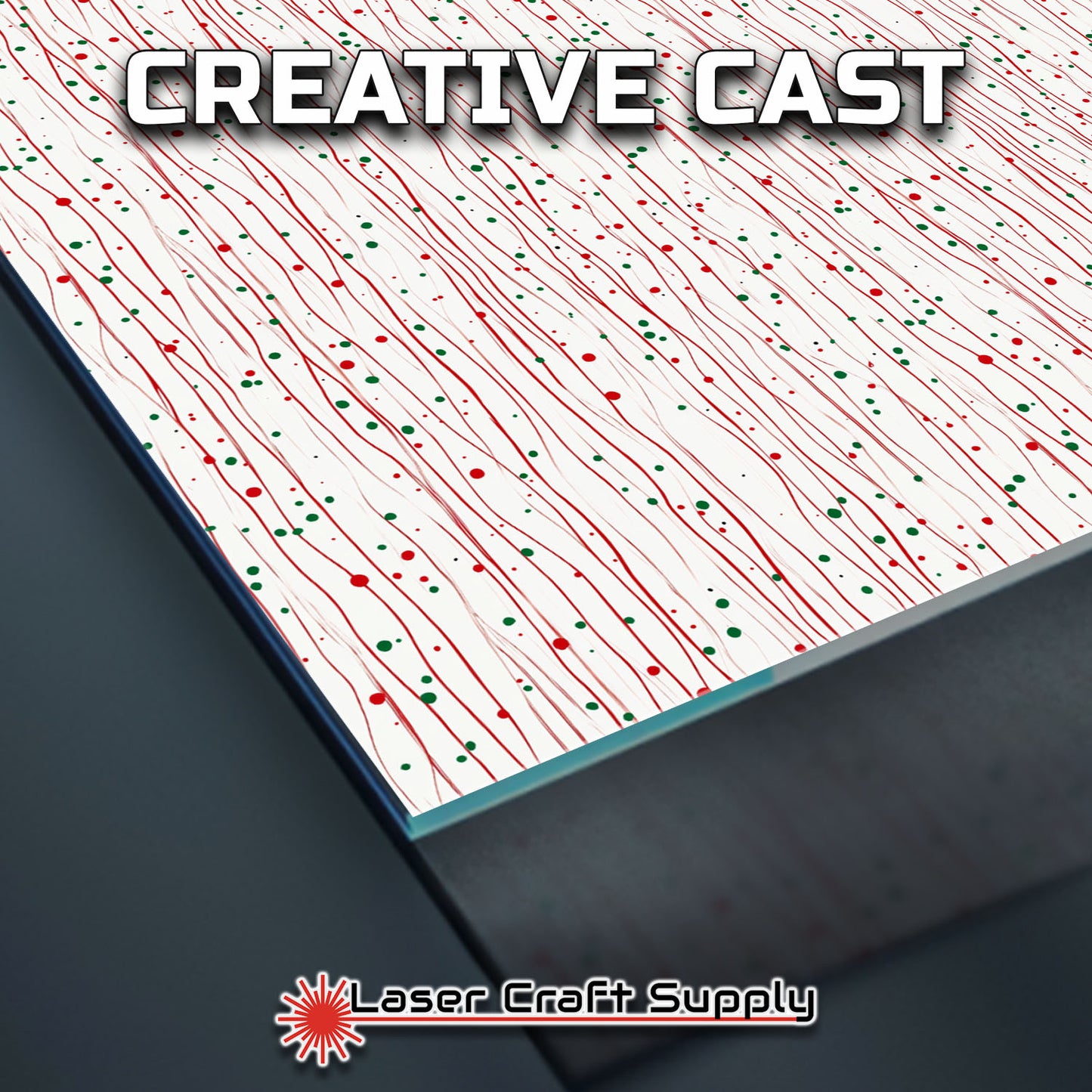 Creative Cast Acrylics - Christmas Frosting and Sprinkles