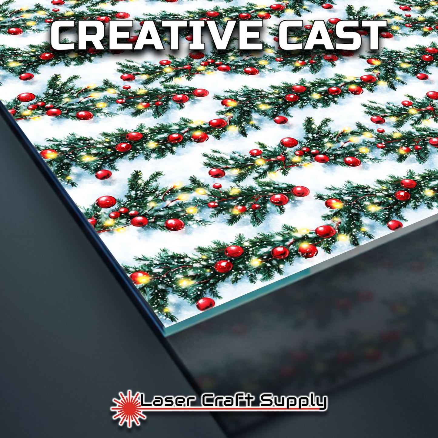 Creative Cast Acrylics - Christmas Garland