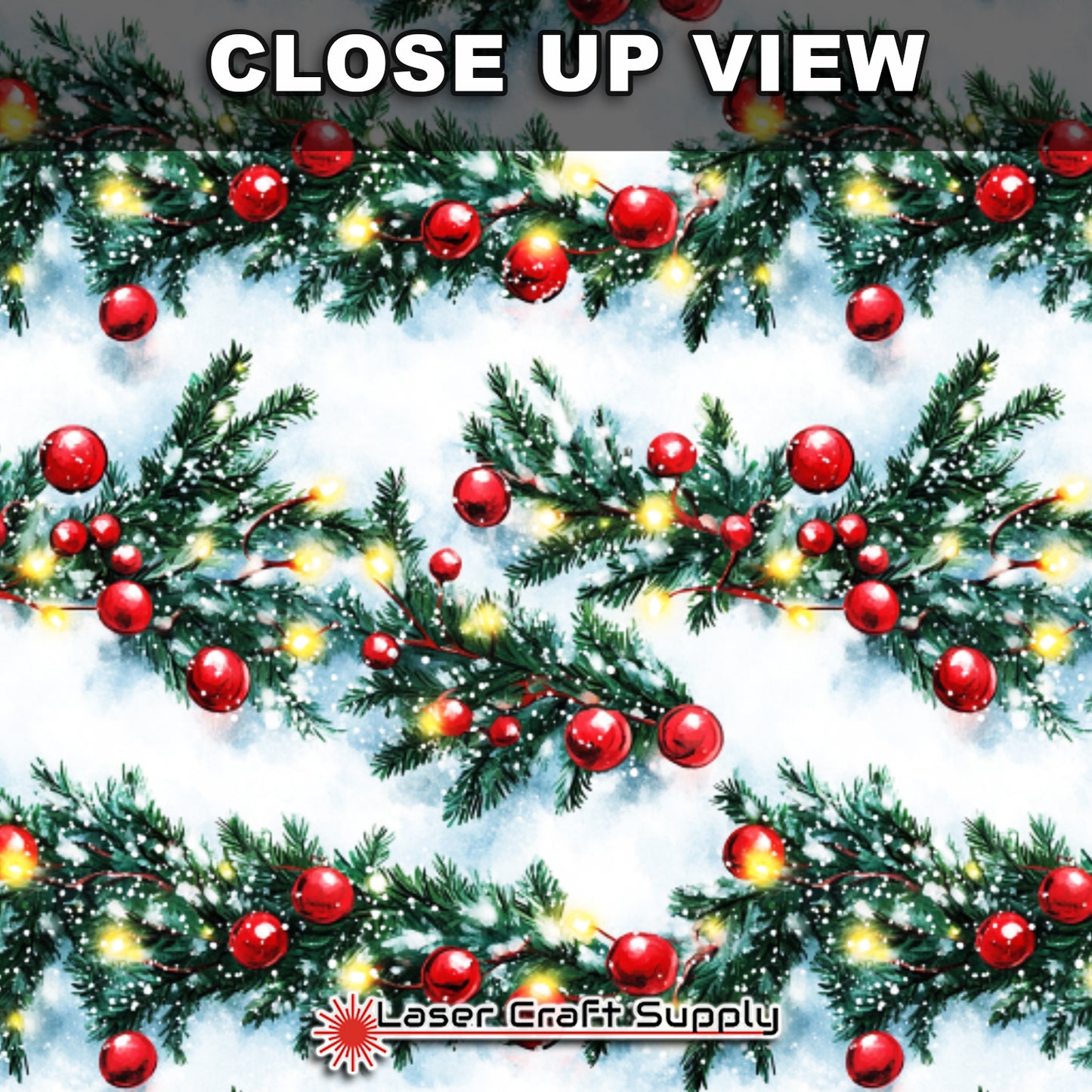 Creative Cast Acrylics - Christmas Garland